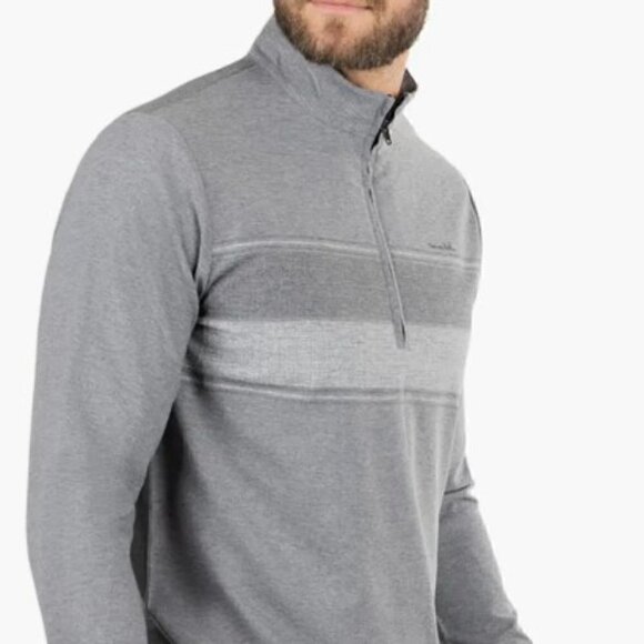 Travis Mathew Low Roller Pullover Heather Black Men's NWT - Picture 3 of 10